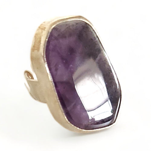 Amethyst Upcycled Statement Ring
