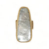 Gray Agate Bezeled Upcycled Statement Ring