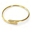STRONG Brass bangle - stamped