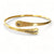 BE PRESENT Brass bangle - stamped