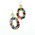 Colorful Open Oval Earrings