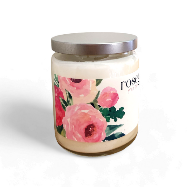 Rose Magic - Organic Rose Petals - Botanical Soy Candle – Ojai Botanika