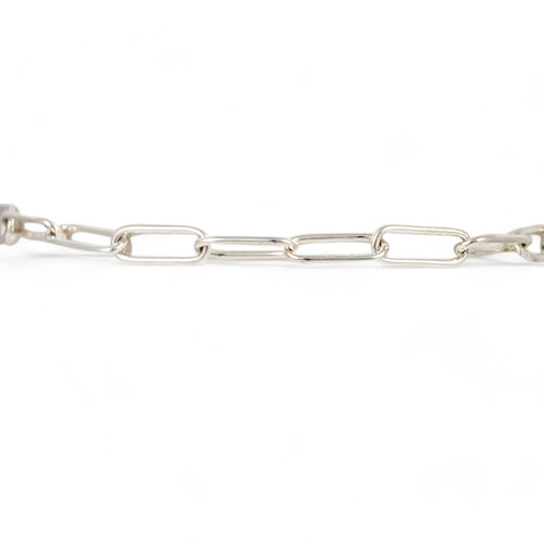 Petite Paperclip Chain Bracelet - sterling silver