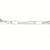 Petite Paperclip Chain Bracelet - sterling silver