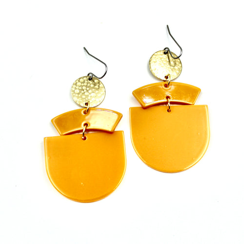 Orange Burst Earrings