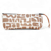 Abstract Brown Pencil Pouch