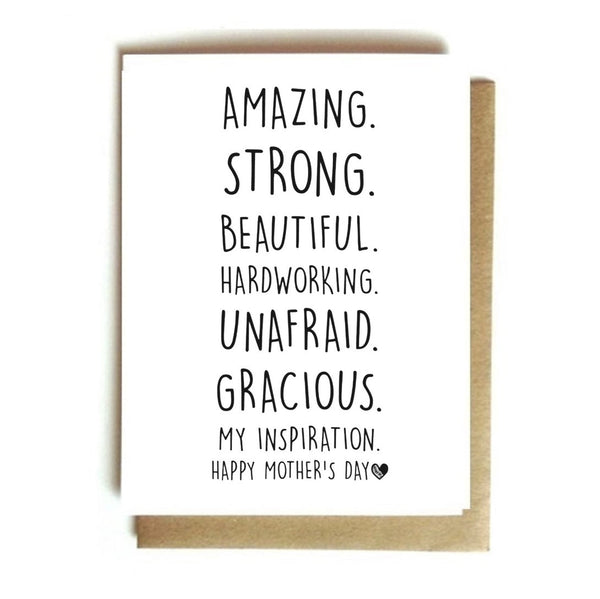 To My Gorgeous Mama Card