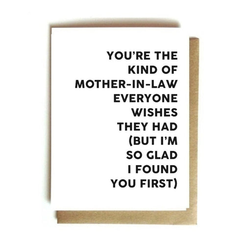 Card - You're the Kind of Mother-in-Law