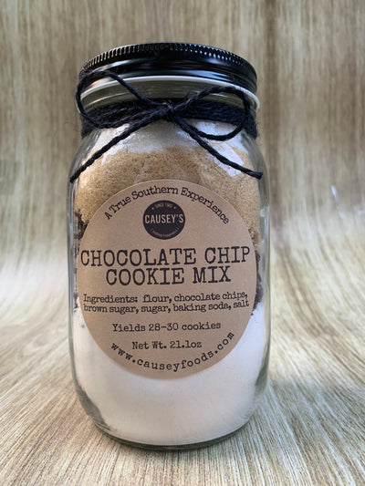 Chocolate Chip Cookie Mix in a jar