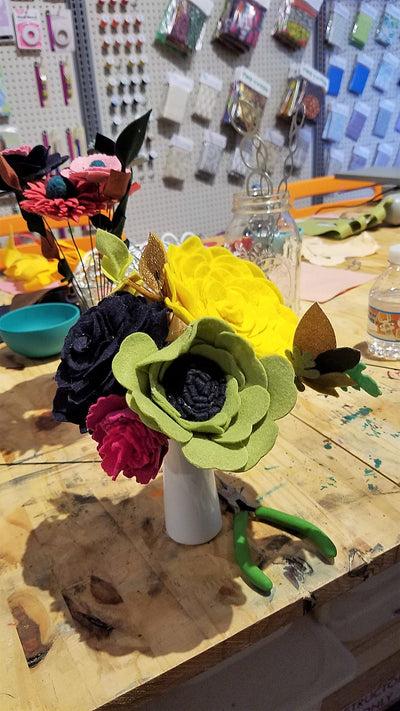 Felt Flowers 101 Workshop