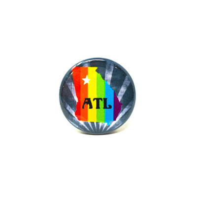 ATL striped  Georgia pin