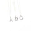Initial Necklace - Silver Charm