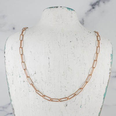 Petite Paperclip Chain - gold-filled