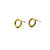 Open Circle Earrings - Brass