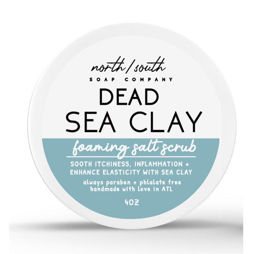 Dead Sea Clay Foaming Salt Scrub