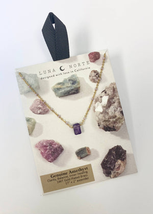 February Birthstone Necklace