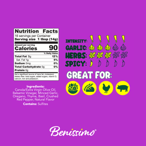 Benissimo / Hongar Farms / Lesley Elizabeth - Benissimo Balsamic Garlic EVOO Blend –  8.12 fl oz Marasca