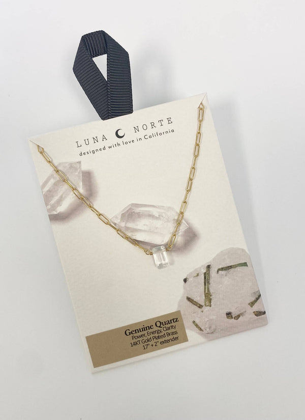 Luna Norte - Prism Gems Birthstone Necklace - April
