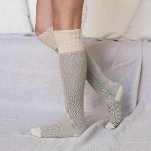 Pink Long Slouch Lounge Socks