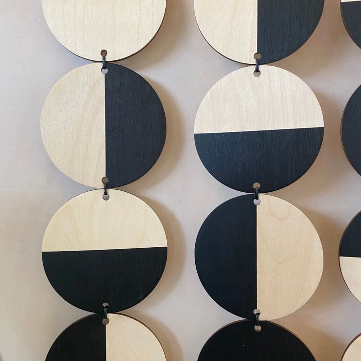 Geometric Modern Wood Wall Hanging
