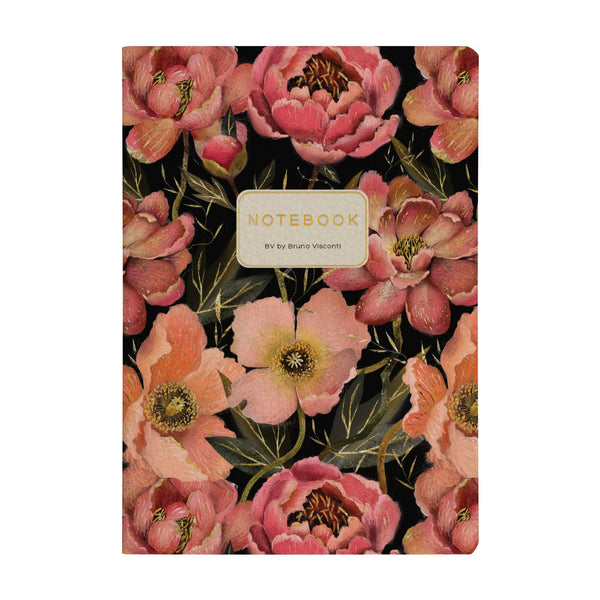BV by Bruno Visconti - Vegan Leather A5 Notebook - Pink Blossoms