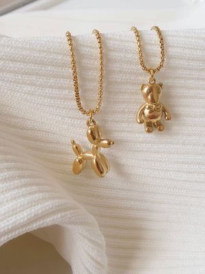 Cooper Non-Tarnish Balloon Dog Necklace