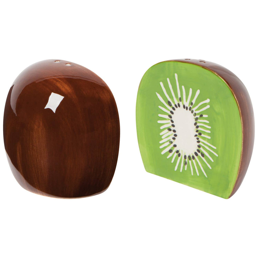 Kiwi Salt and Pepper Shakers - Set of 2