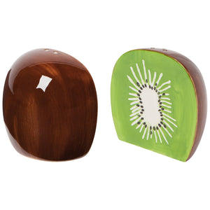 Kiwi Salt and Pepper Shakers - Set of 2