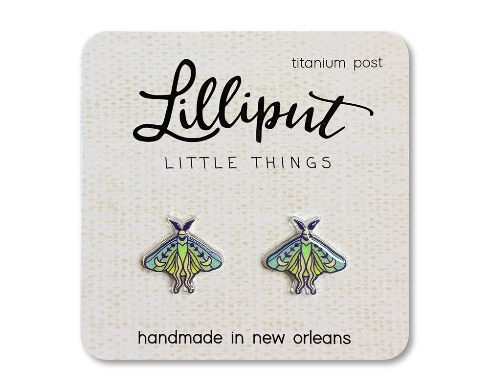 Lilliput Little Things - Luna Moth Earrings