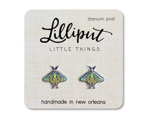 Lilliput Little Things - Luna Moth Earrings