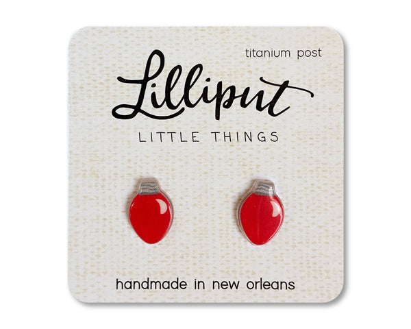 Christmas Bulb Earrings: Mixed