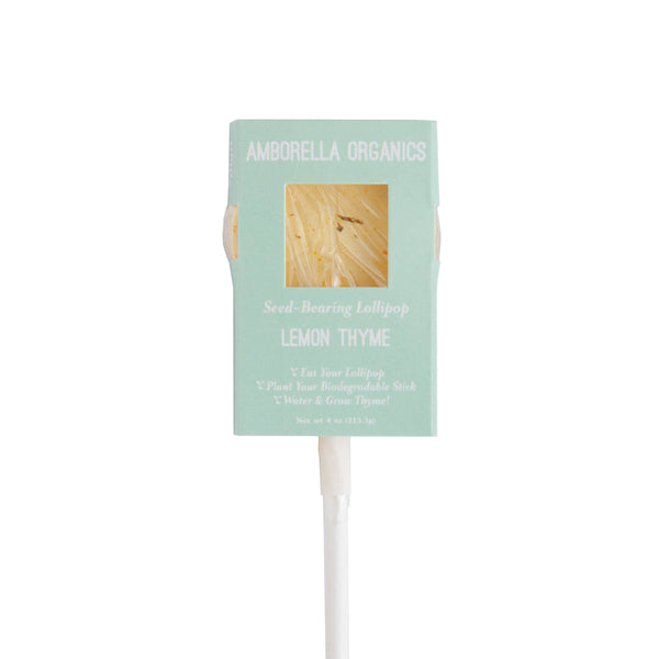 Amborella Organics - Blooming Lollipop Bundle (Eat, Plant & Grow an Herb/Flower)