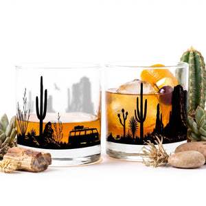 Black Lantern - Desert Camping Whiskey Glass Set
