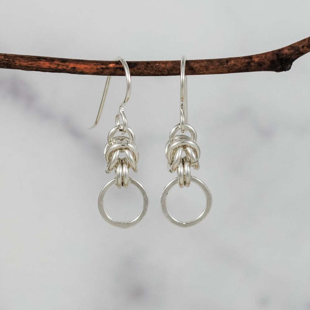 Knot Earrings - sterling