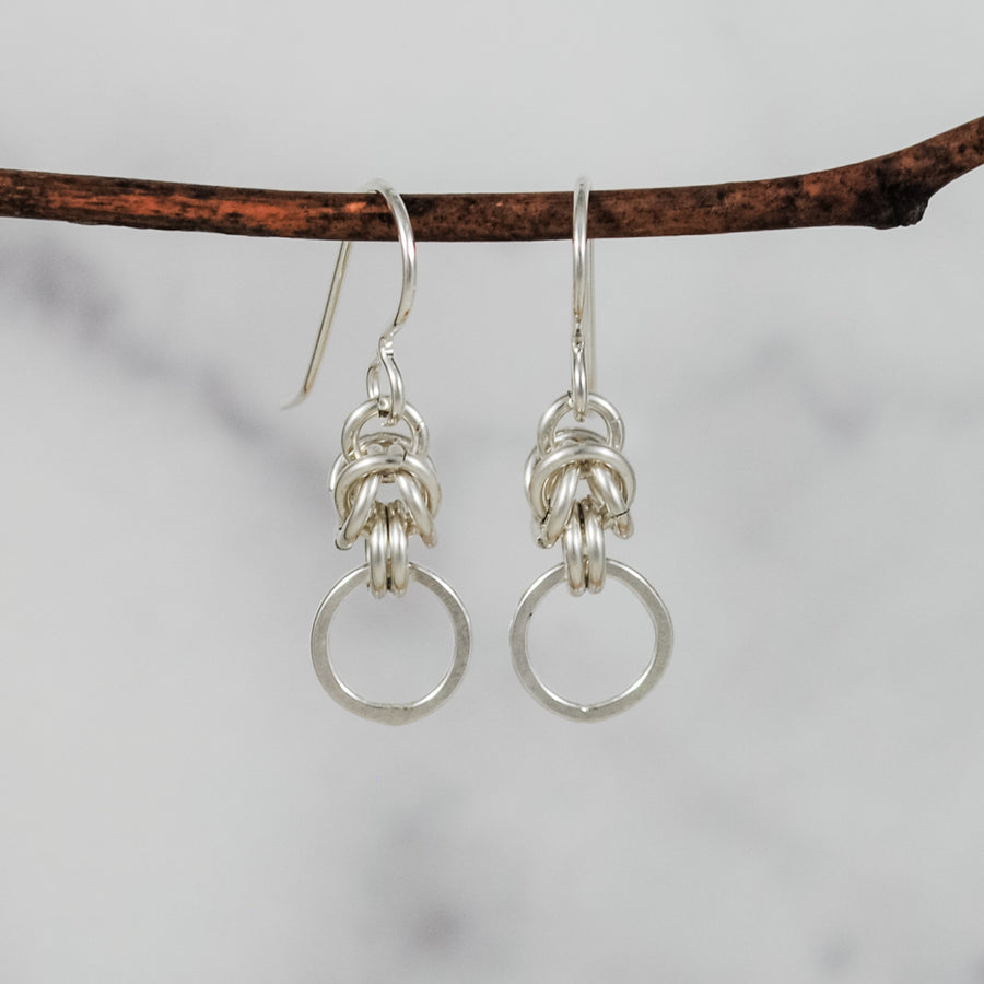 Knot Earrings - sterling