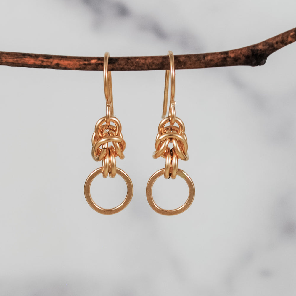 Knot Earrings - gold-filled