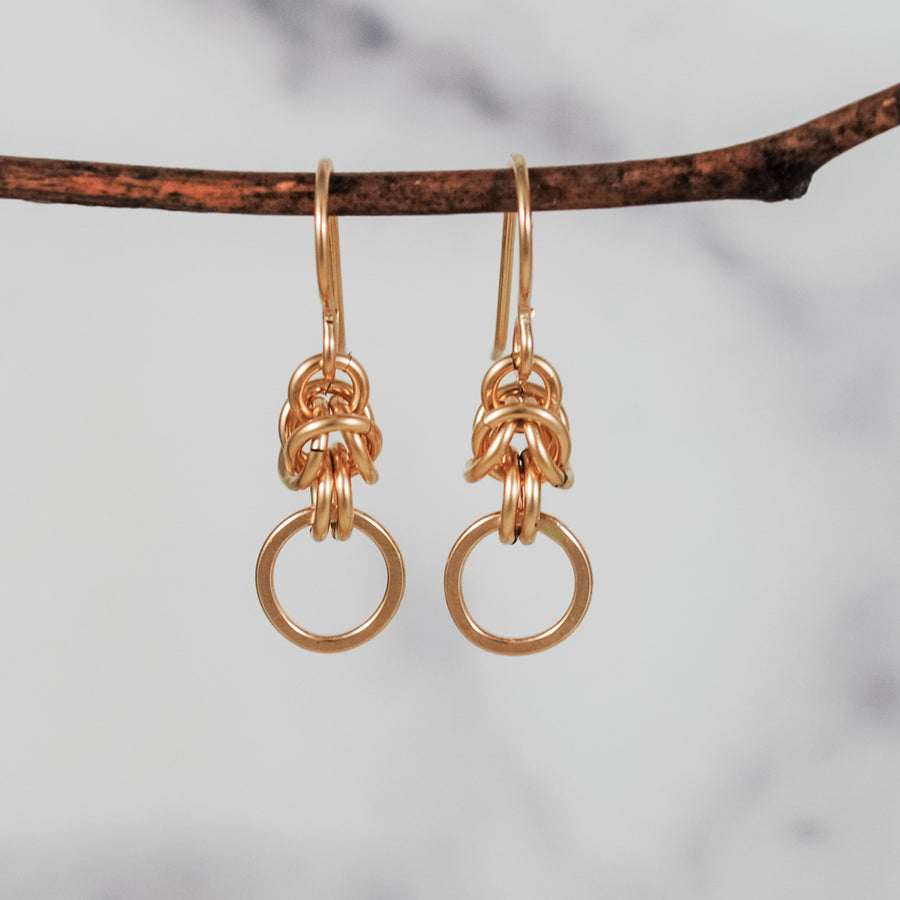 Knot Earrings - gold-filled