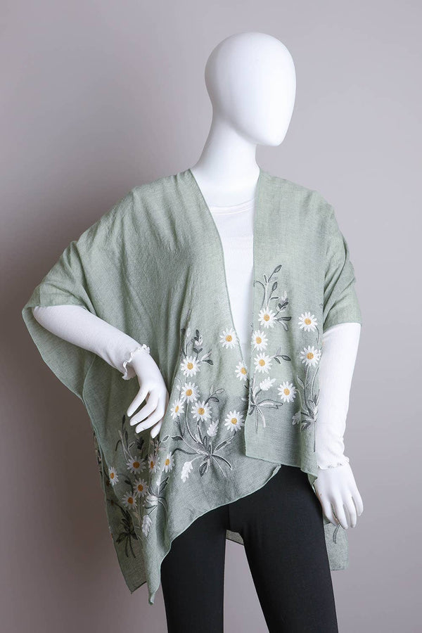 Leto Accessories - Bestselling Spring Daisy Woven Kimono – Chic Cardigan