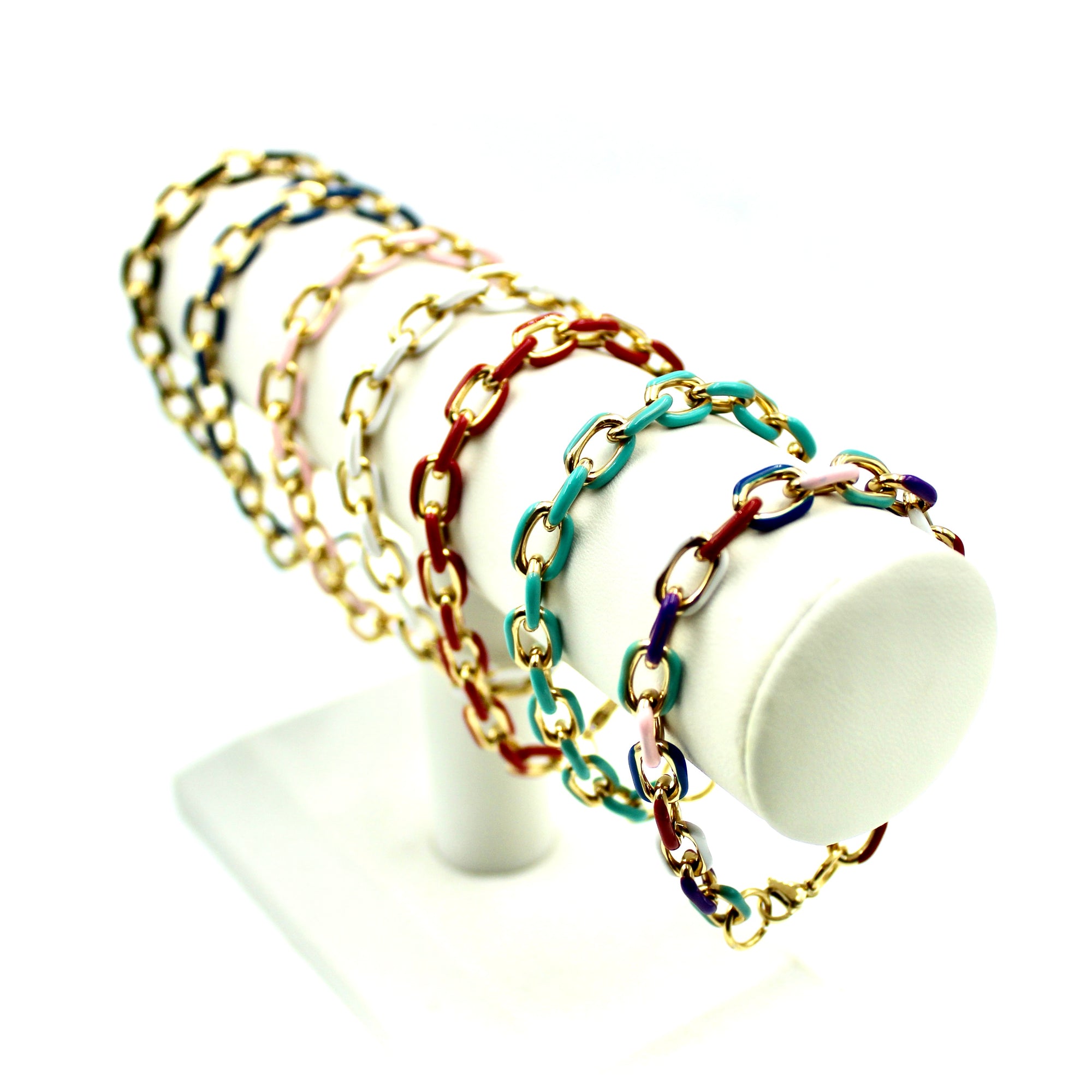 Link Bracelet - Enamel