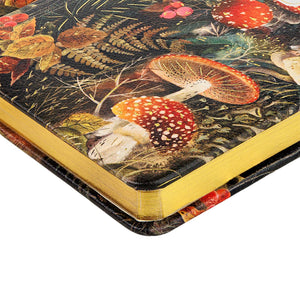BV by Bruno Visconti - A6 Vegan Leather Hardcover Daily Planner - Forest Mushrooms
