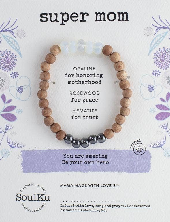 Super Mom Opaline Crystal Bracelet