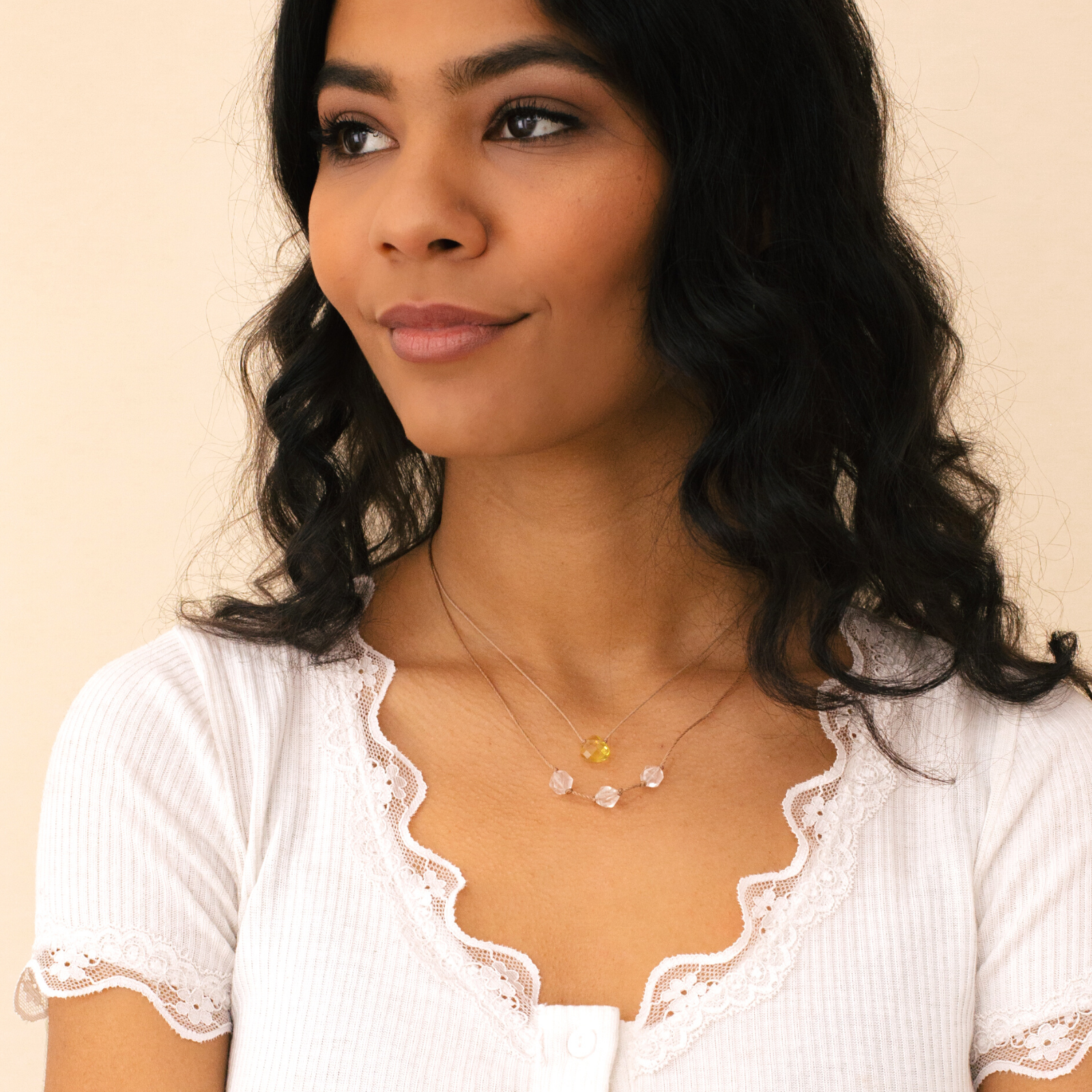 Joy Soul Shine Necklace - Sunshine Yellow Crystal