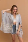 Boho Chic Floral Embroidered Kimono | Stitch Detail 🌼