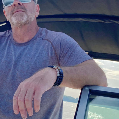 Fatherhood Rhyolite Men's Bracelet