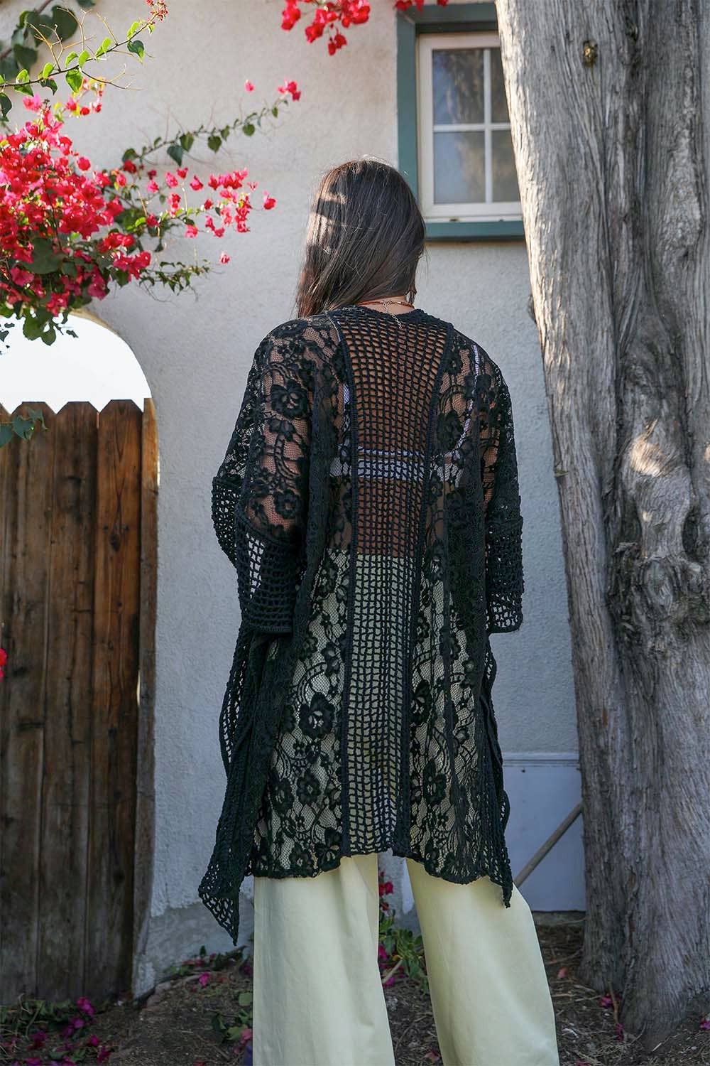 Floral Pattern Kimono