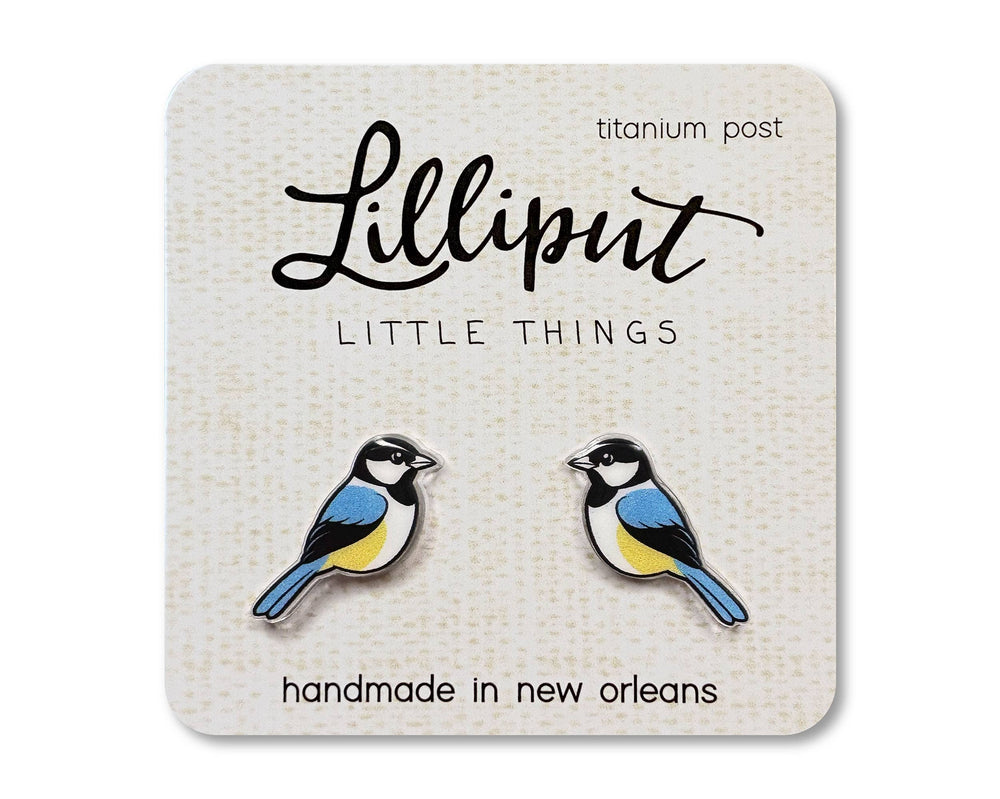 Lilliput Little Things - Chickadee Earrings // State Bird Earrings