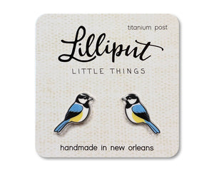 Lilliput Little Things - Chickadee Earrings // State Bird Earrings