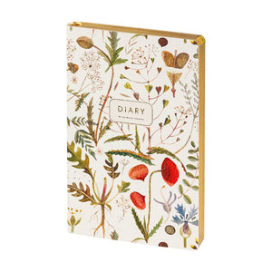 BV by Bruno Visconti - A5 Vegan Leather Daily Planner - Greens and Flowers