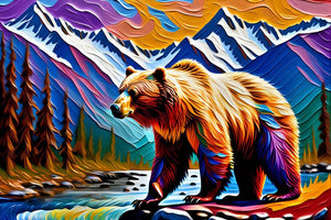Micro Puzzles - Colorful Bear