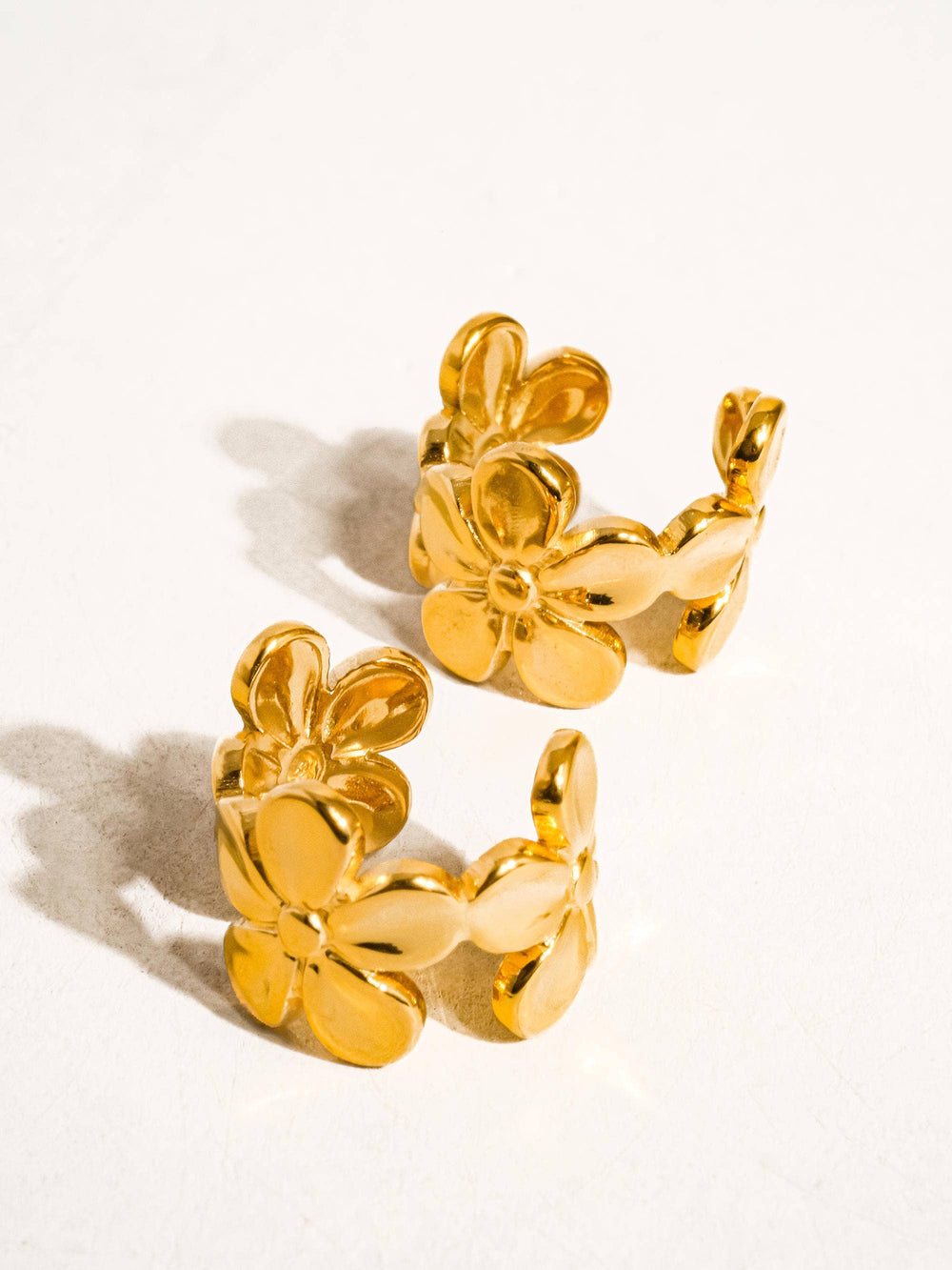 Ayana Non-Tarnish Floral Ear Cuff